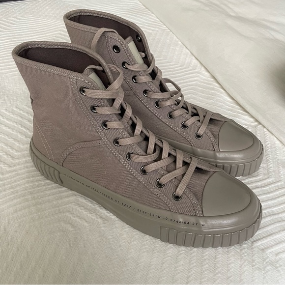 AllSaints Douglas Script High Top size 8 - Picture 3 of 7
